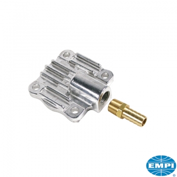 Cover-for-oil-pump-with-fitting-and-gasket-aluminium-8-mm-bolt-holes-VW-Käfer-00-9226-0