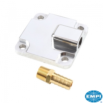 Cover-for-oil-pump-with-fitting-and-gasket-Full-Flow-Billet-style-aluminium-8-mm-bolt-holes-VW-Käfer-31-2942-0