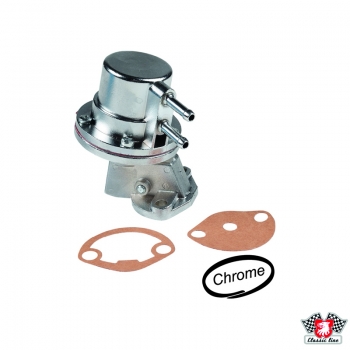 Benzinpumpe-Chrom-OE-Style-100mm-Druckstange-CLASSIC-VW-Käfer-AC12221A