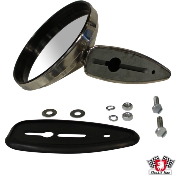 Aussenspiegel-mit-Rahmen-und-Gummidichtung-Chrom-links/rechts-Porsche 911-90173111101