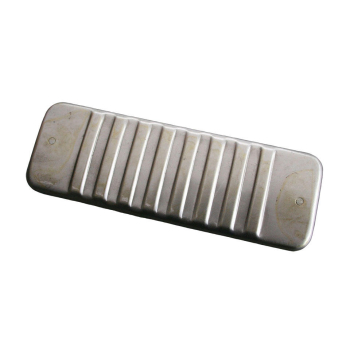 Radioabdeckplatte--Metall--grundiert-VW-T1-Bus-211805181A