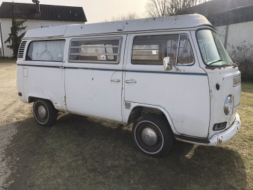 Verkauft - VW Bus T2 T2ab Westfalia Camper 1972 zum restaurieren zu verkaufen USA Import solide Basis