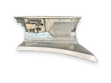 Tür Einstieg A-Säule unten rechts mit Gewindeplatte (3 Türschrauben) 20 cm TOP QUALITÄT VW Käfer 1963-1990 vergl. 111805351A DKB