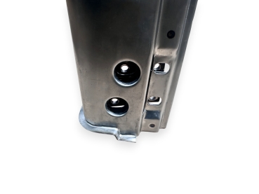 A-Säule unten rechts mit Gewindeplatte (4 Türschrauben) TOP QUALITÄT VW Käfer Brezel Ovali Rechteckkäfer 1952-1962 ca. 37 cm hoch vergl. 111805352H DKB