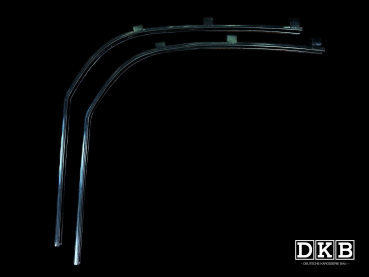 Door Window Glass Curved Running Channel - Split Beetle