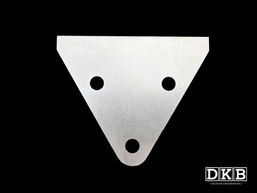 Hood Emblem Reinforcement Triangle Plate - Split Beetle