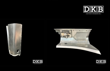 Tür Einstieg A-Säule unten rechts mit Gewindeplatte (3 Türschrauben) 20 cm TOP QUALITÄT VW Käfer 1963-1990 vergl. 111805351A DKB