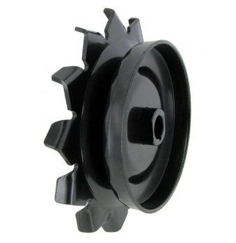 Riemenscheibe für Drehstrom Lichtmaschine Typ1 Motor VW Käfer VW Bus T2 VW 181 040903161 0409031754 schwarz mit Lüfterrad Kühlung