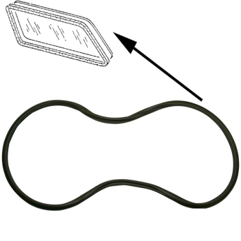 Rear Window Seal without Groove for Trim Strip | VW Golf 1 | OE 15584...