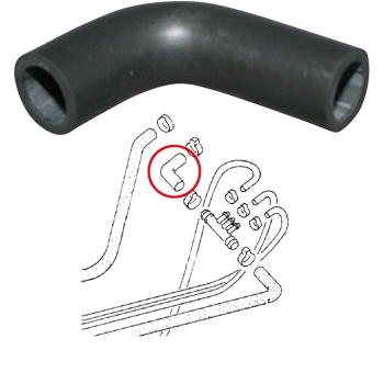 Vent Hose VW Golf 1/Jetta 02/74-08/79 | OE 311201179A