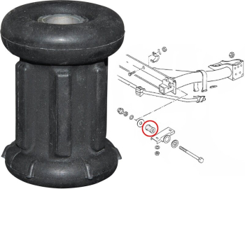 Rubber Mount for Rear Axle VW Golf 1/Jetta 02/74-02/84 | OE 171501541A