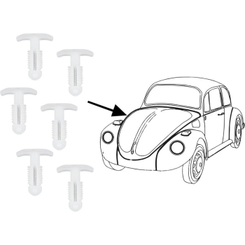 Clip VW Golf 1/Jetta 02/74-07/83 | OE 133823717
