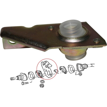 Bearing Bracket for Shift Rod with Bushing | VW Golf 1 | OE 171711194G