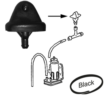 Washer Jet VW Golf 1, rear 04/74-02/84 | OE 211955993