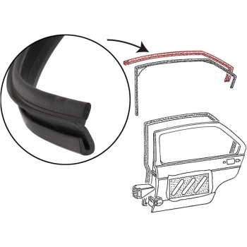 Door Seal VW Golf 1/Jetta 04/74-02/84 | OE 171837913F
