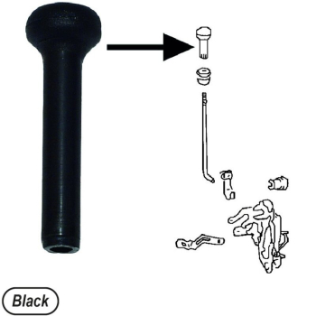 Door Lock Knob VW Golf 1/Jetta 05/74-02/84 | OE 111837187B