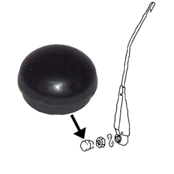 Wiper Spindle Cover VW Type 1 incl. 1303 front | OE 133955435
