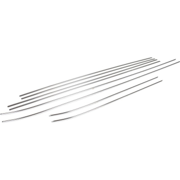 Side Trim Strip Set VW Golf 1 I 4 doors 04/74-02/84 | OE 173898111SCHR