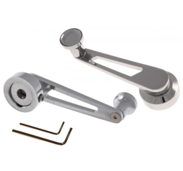 Fensterkurbel EMPI Aluminium Billet Edition Kurbel Fensteröffner Innen Fensterheber VW Bus Käfer T2 T3 vergl. 321837581n Kurbel Fensteröffner Innen Türgriff VW Bus Käfer T2 T3 vergl. 321837581