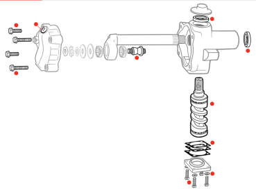 Lenkgetriebe reparieren NOS Lenkhebel passend für Bus T2 07.69 - 07.72 Ersatzteile Wellendichtring Lenkgetriebe Lenkhebelwelle 27mm  Lenkhilfe VW Bus T2 T2a vergl. 211415273