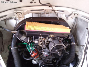 Preview: Vergaser Luftfilter Luftfiltereinsatz für VW Käfer 1200 ab 8.1975 - > 1300/1600 ab 8.71- > vergl. 113129620