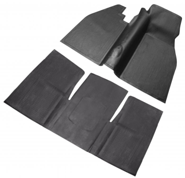 Rubber floor mat set (2-part) Beetle: sedan 8.1967 until 7.1972 (LHD) convertible 8.1967 until 7.1970 (LHD)