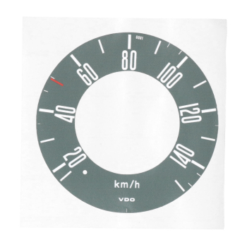 Tacho Date Sticker Tacho Aufkleber KM/H für VW Bus T2 US-Import | Grau & Schwarz ...