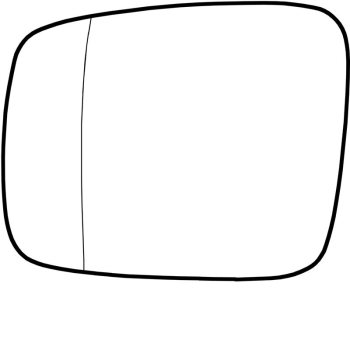 Door Mirror Glass VW Bus T4 09/90-06/03 | OE 701857521Q
