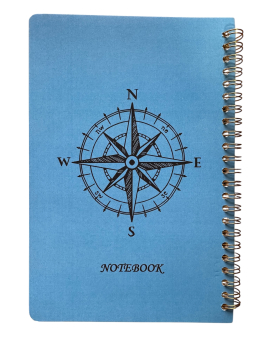 Preview: Open DIN A5 camping journal for VW Bus T1 and T2 drivers with 100 pages.