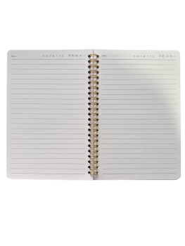 Preview: Open DIN A5 camping journal for VW Bus T1 and T2 drivers with 100 pages.