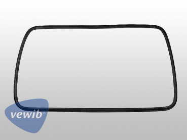 Rear Window Seal Golf 1 with groove for molding VW MK1 171845521A
