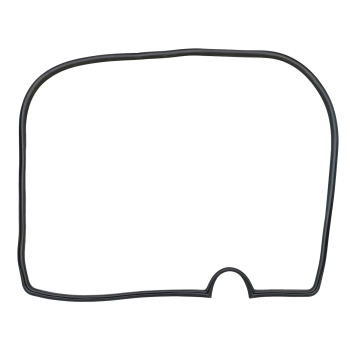 Preview: Schwarze Gummidichtung für die hintere Motorhaube (Motorklappe) eines VW Typ 34 Karmann Ghia.