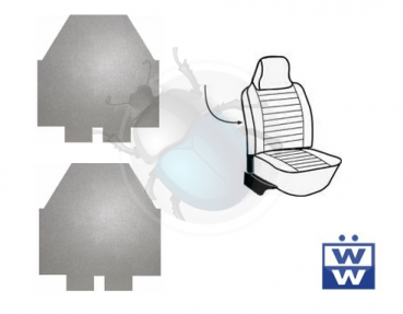 Sitz Innenverkleidung Rückenpappe Sitzbezüge Rückenlehne VW Käfer Limousine 8.1972-979