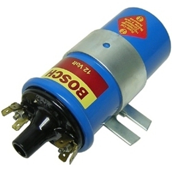 BOSCH Zündspule BLAU 12 Volt Oldtimer VW Käfer Typ1 Motor VW Bus T1 Typ4 Motor Unterbrecherkontakt & elektronische Zündung Zündspule 043905115C Zündung