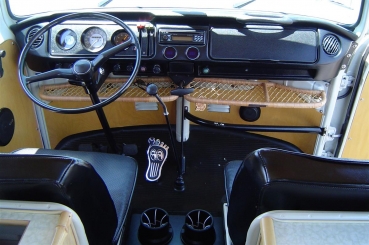 Bambusablage Bast Ablage für VW Bus T2 T2a T2b Gepäckablage T2 Bus Ablage Armaturenbrett Innenausstattung VW Bus T2 Handyablage