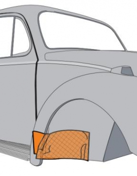 Radhausblech Radhausreparaturblech vorne rechts VW Käfer