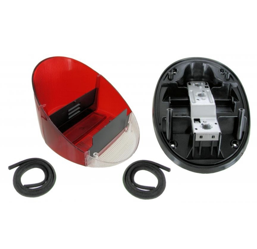 rotes Rcklicht rote Rckleuchte Schlussleuchte Elefantenfu VW Kfer 1200  1300 1500 1600 1302 1303 8.72.-85 - Aircooledshop