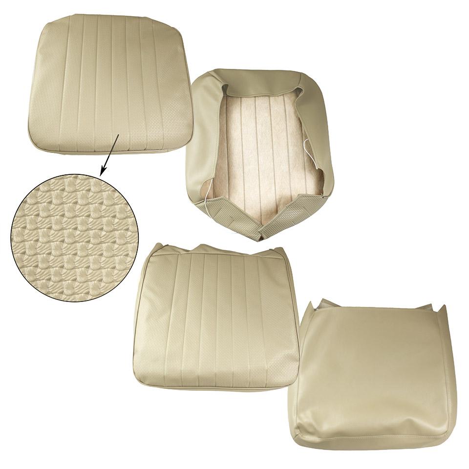 NORAUTO Sitzbezug für 2 Vordersitze, Design JUPITER-1 creme-beige