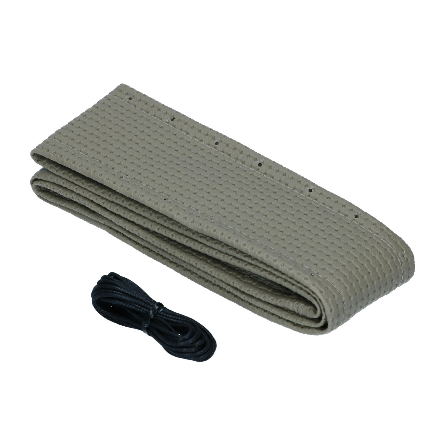 Leder-Lenkradbezug 40-41cm - Schwarz Mit Gelber Naht - Rutschfester Halt & Stylisches Design