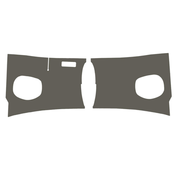 NOS OEM Montageanleitung Einbauanleitung Kickpanels Abdeckung unter Armaturenbrett Fußraum grau  Paar VW T1 Bus 04.60->12.62