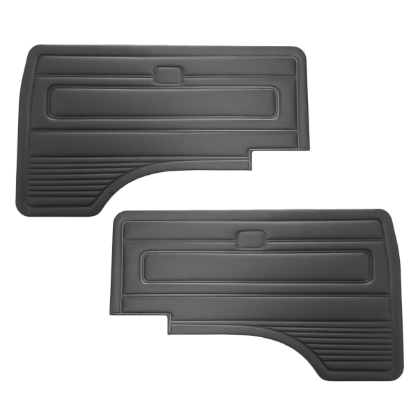 Front door panels, black, as pair Bus 05/79-08/92