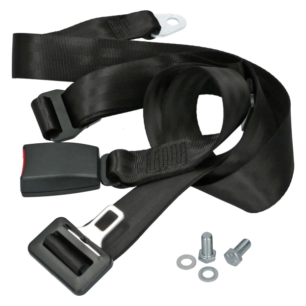 Lap belt black universal extra long with E-mark (1) VW Bus T2itzbank-VW-bus-t2