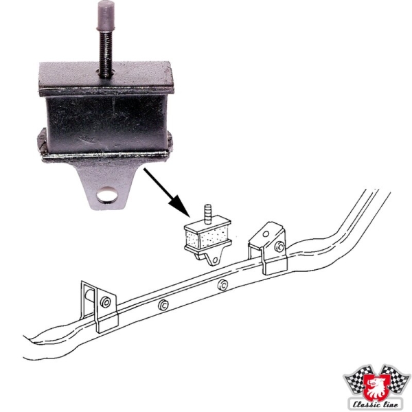 Rubber-mount-engine-support-rear-inner-left/right-VW-Bus-T3-070199231