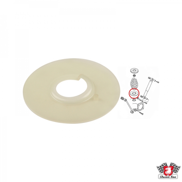 Spring-isolating-pad-polyurethane-milky-white-thickness-3-mm-rear-lower-VW-Bus-T3-251511139