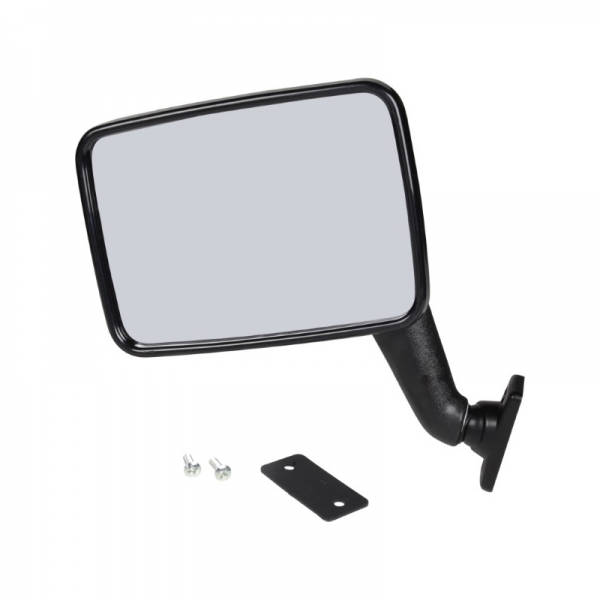 Door-mirror-with-E-mark-black-right-Hagus-Germany-VW-Bus-T3-251857514
