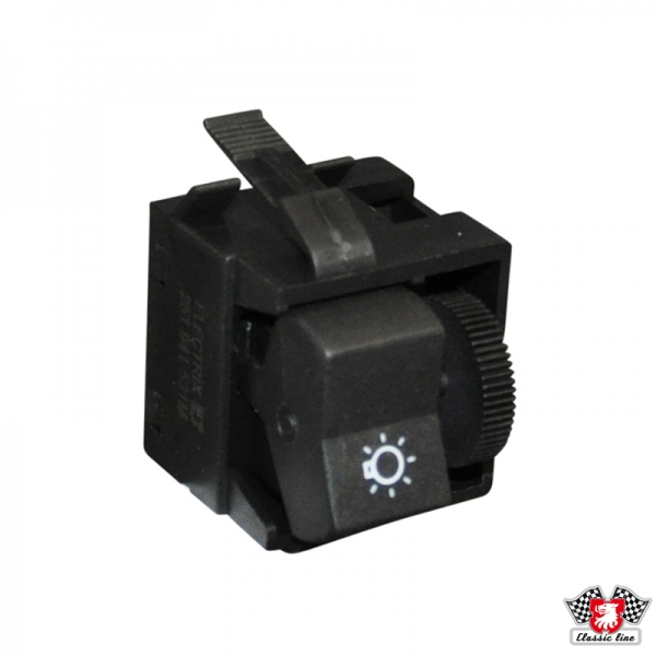 Switch-for-headlamp-with-rheostat-for-dashboard-lightning-VW-Bus-T3-171941531E