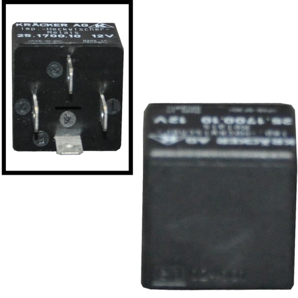 Relay/timer-for-rear-wiper-and-washer-12-Volt-30-Amp-VW-Bus-T10-191955529