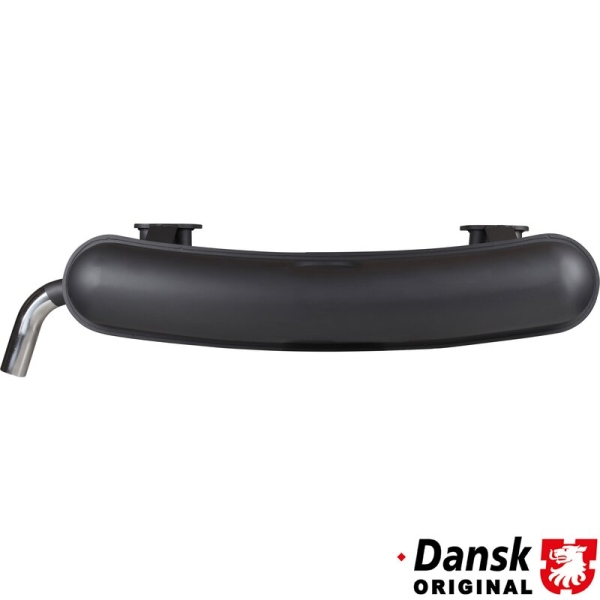 Rear-exhaust-with-polished-stainless-steel-tail-pipe-Porsche 914-91.406