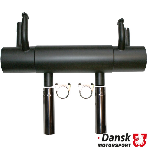 Schalldämpfer-hinten-Sport-sound-poliert-Porsche 912-PO-92105