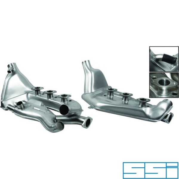 Wärmetauschersatz-Edelstahl-links/rechts-SSI-Porsche 911-91.913SSI